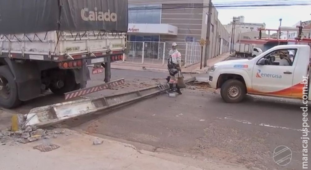 Greve dos Caminhoneiros provoca até restrição no atendimento da concessionária de energia em MS 