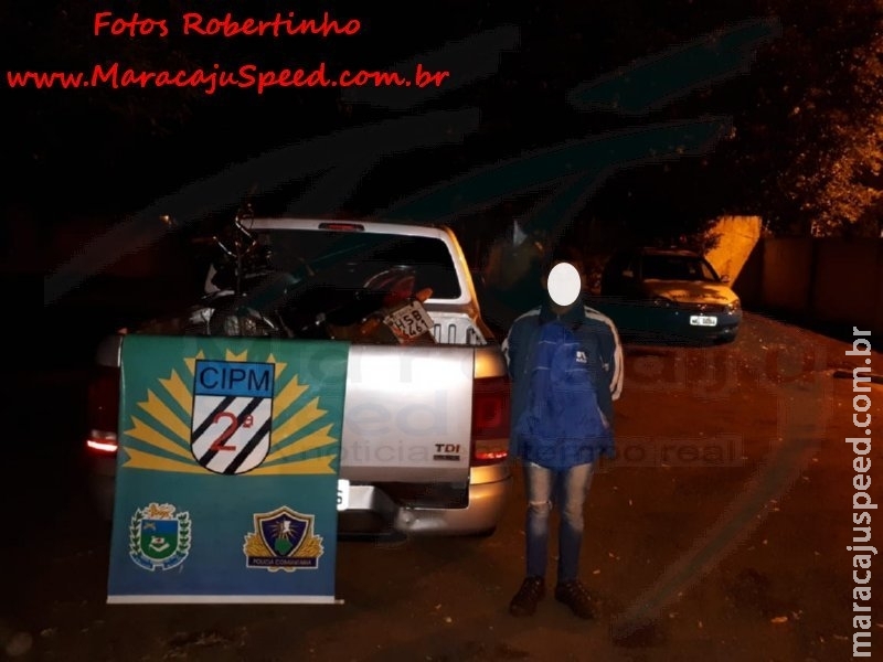Maracaju: Adolescente com inúmeras passagens pelos meios policiais é preso pela PM por furto de motocicleta Maracaju: Adolescente com inúmeras passagens pelos meios policiais é preso pela PM por furto de motocicleta