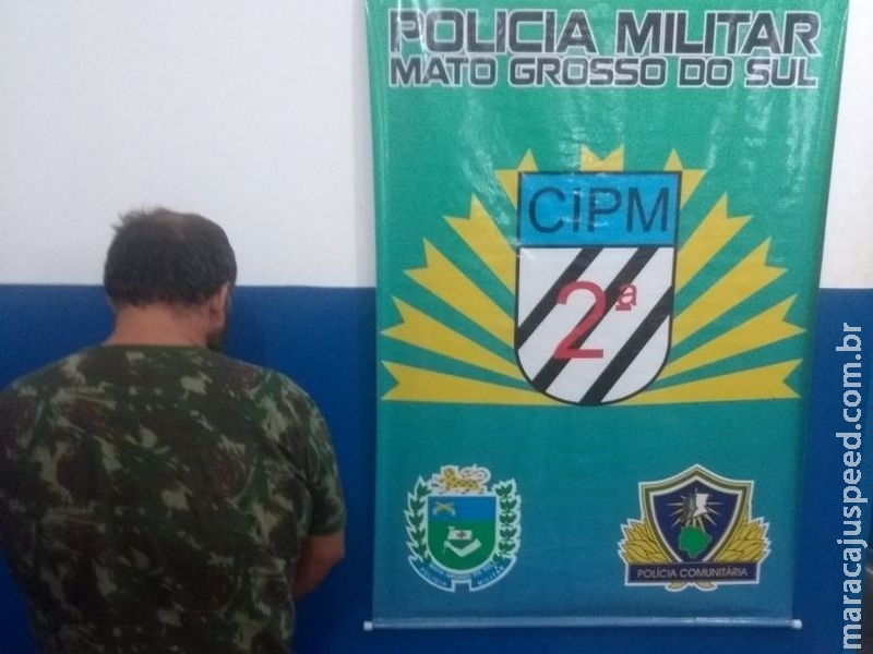 Maracaju: Irmão ameaça irmão de morte com faca. Brabo estava com mandado de prisão em aberto Maracaju: Irmão ameaça irmão de morte com faca. Brabo estava com mandado de prisão em aberto