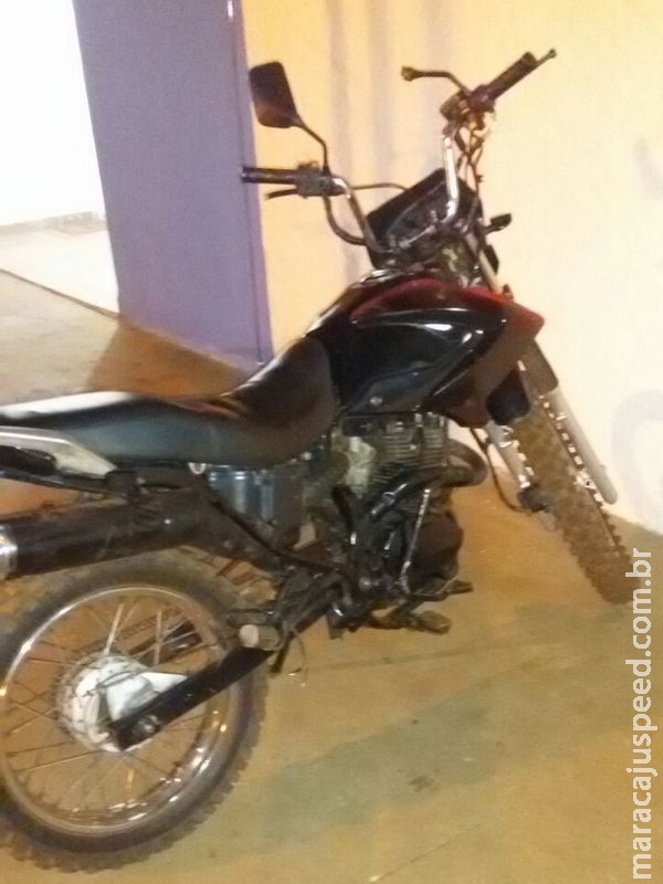 Maracaju: Polícia Militar apreende motocicleta com adulteração de sinal identificador de veiculo Maracaju: Polícia Militar apreende motocicleta com adulteração de sinal identificador de veiculo