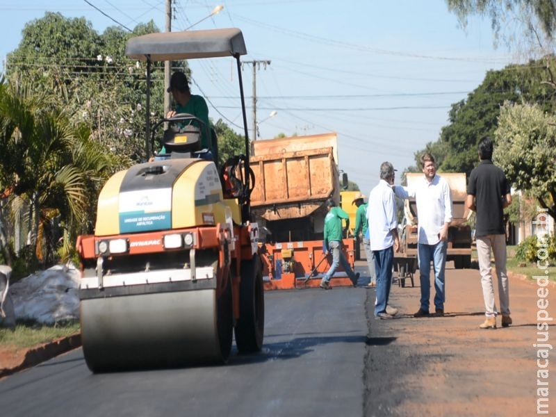 Mini-usina de asfalto começou a funcionar em Maracaju