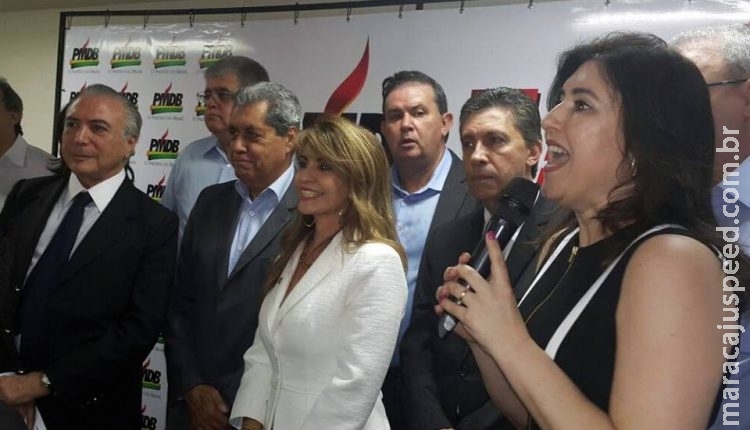 Simone é contra candidatura de Temer se for prejudicar Puccinelli Simone é contra candidatura de Temer se for prejudicar Puccinelli