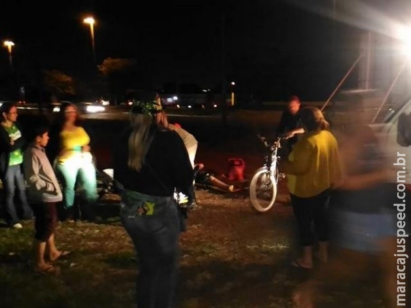 Adolescentes tentam desviar de moto e se envolvem em acidente em Campo Grande