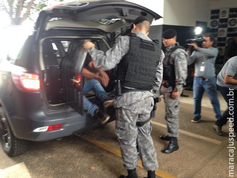 Agente penitenciário de MS é preso em ação contra grupo envolvido em tráfico de armas, de drogas e roubos