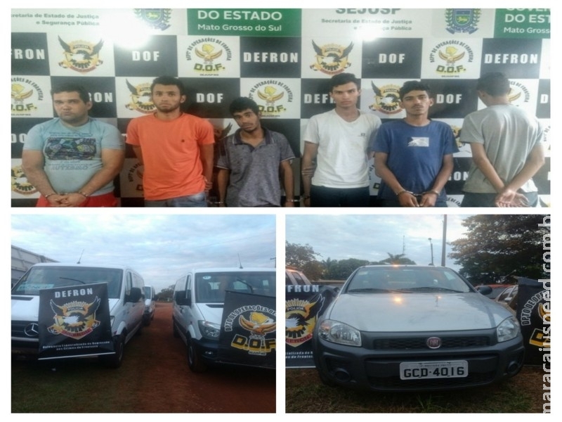 DEFRON e DOF prendem quadrilha de assaltantes e recuperam 03 veículos tomados em assalto nesta madrugada em Dourados DEFRON e DOF prendem quadrilha de assaltantes e recuperam 03 veículos tomados em assalto nesta madrugada em Dourados
