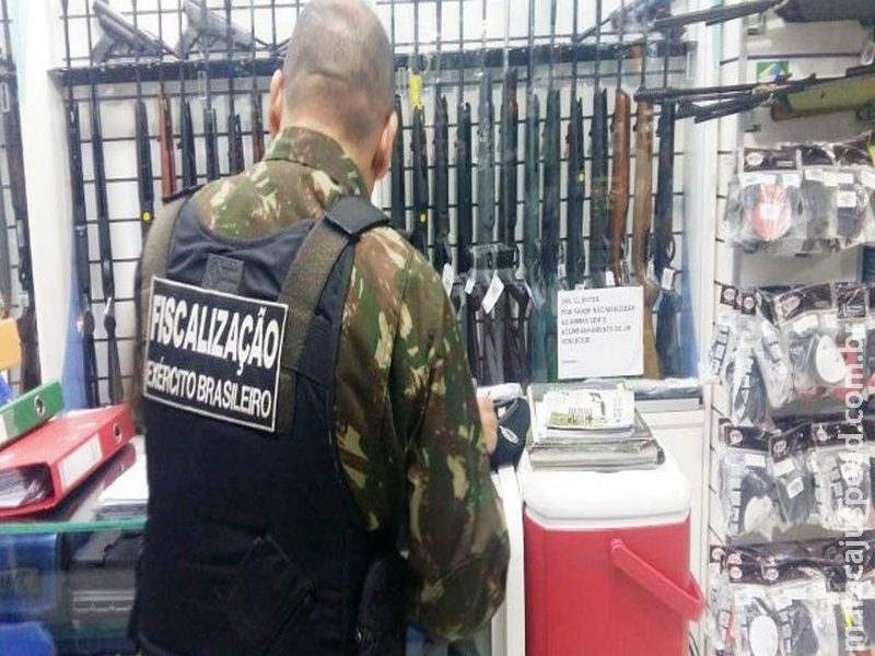 Exército deflagra Operação para fiscalizar armamento e reduzir desvios para o comércio ilegal Exército deflagra Operação para fiscalizar armamento e reduzir desvios para o comércio ilegal