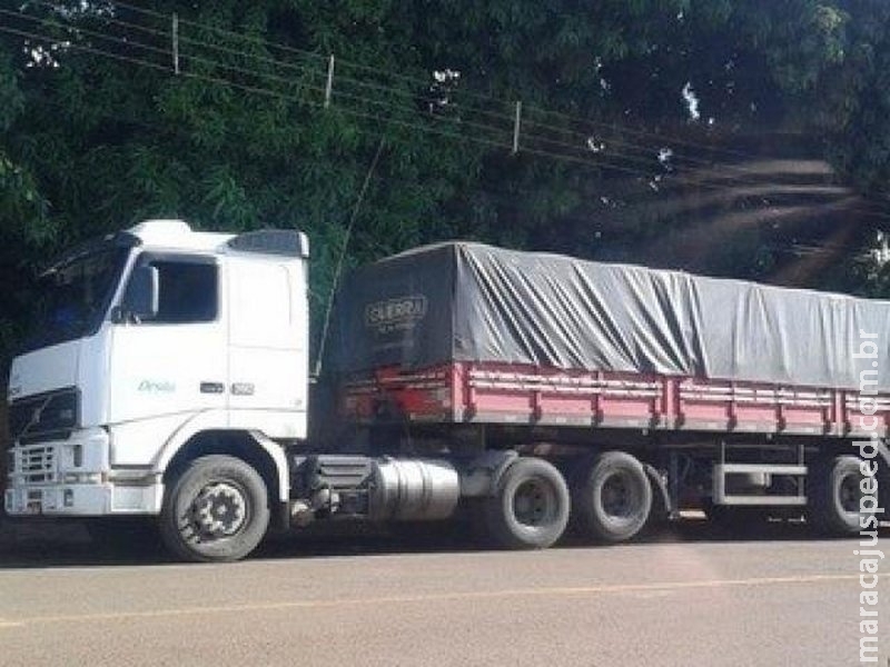 GPS "entrega" fuga de bandido para MS após roubo de carreta em MG
