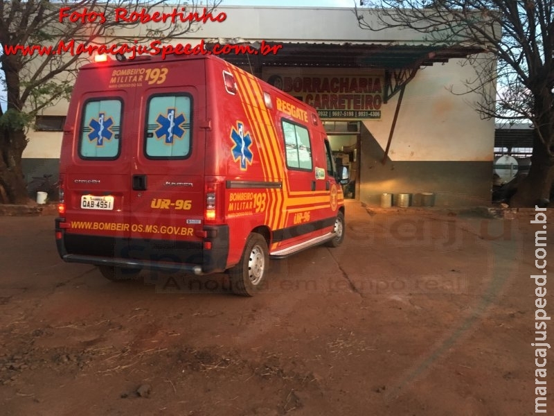 Maracaju: Homem morre em banheiro de borracharia Maracaju: Homem morre em banheiro de borracharia