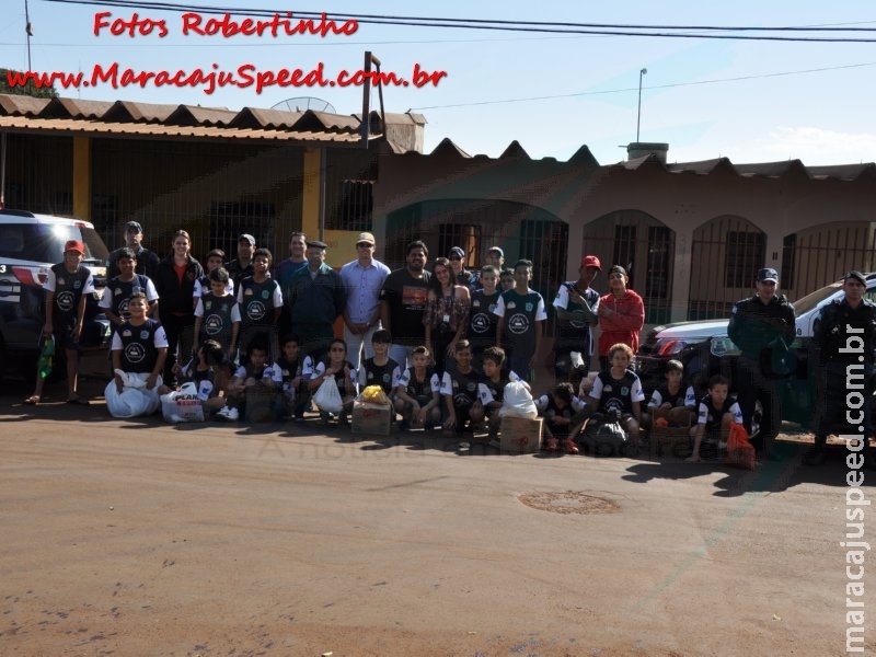 Maracaju: PM em parceria com o Rotaract Club realizaram coleta de agasalhos no Conjunto BNH Maracaju: PM em parceria com o Rotaract Club realizaram coleta de agasalhos no Conjunto BNH