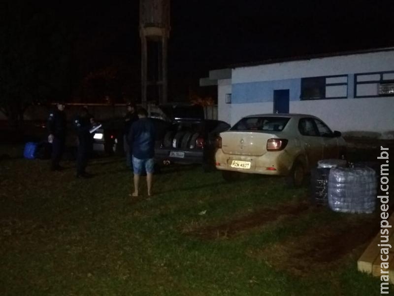Maracaju: Polícia Militar apreende mercadorias oriundas do contrabando e descaminho Maracaju: Polícia Militar apreende mercadorias oriundas do contrabando e descaminho
