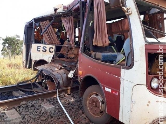 MPMS vai apurar causas de pane que fez ônibus ser “atropelado” por trem MPMS vai apurar causas de pane que fez ônibus ser “atropelado” por trem