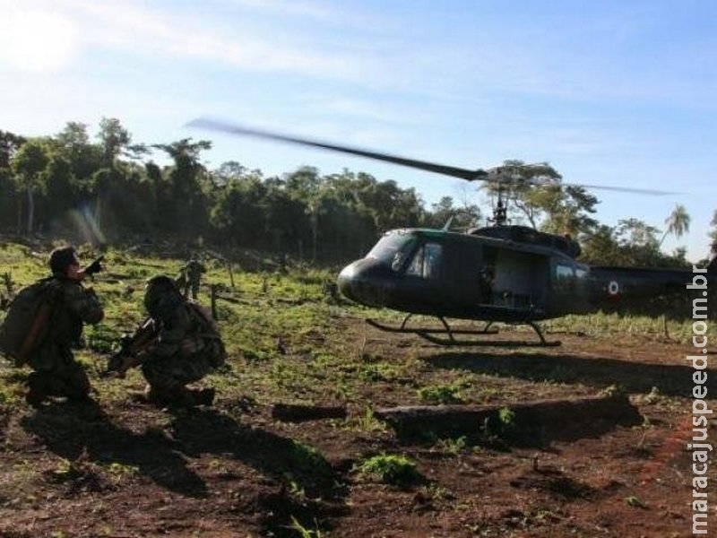 Operação termina com 413 toneladas de maconha apreendidas na fronteira