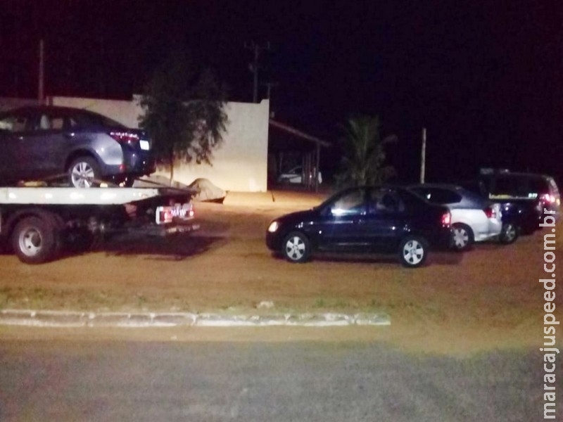 Polícia apreende carro com mais de meia tonelada de maconha e sete quilos de skank em MS 