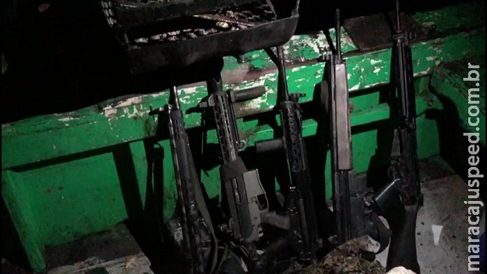 Polícia intercepta lancha com armas usadas na guerra do Leme