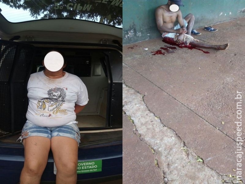 Rio Brilhante: Polícia Militar atende ocorrência de esfaqueamento, onde mulher esfaqueia seu amásio Rio Brilhante: Polícia Militar atende ocorrência de esfaqueamento, onde mulher esfaqueia seu amásio