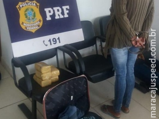 Traficante de MT pede carona e acaba presa em MS