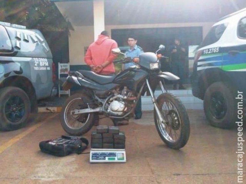 Traficante é preso na BR-262 com R$ 130 mil em cocaína