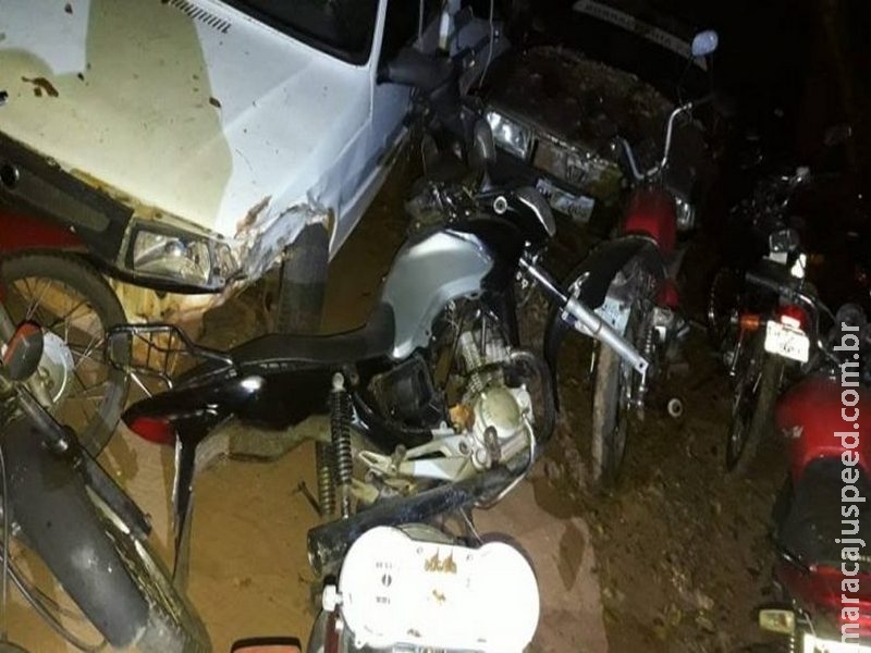 Três são flagrados furtando peças de moto apreendida no Detran-MS