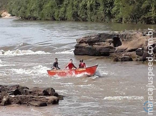 Ainda não foi encontrado rapaz que desapareceu enquanto tentava atravessar o rio Coxim nadando