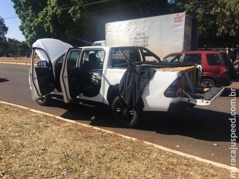 Após fuga em alta velocidade, traficante é baleado em frente ao HR na Capital