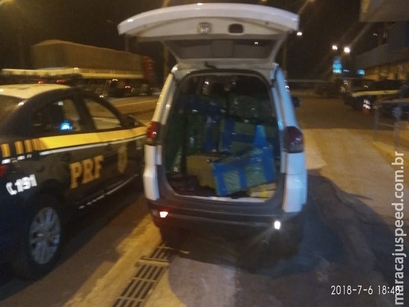 Homem tenta fuga, mas é preso com mais de 1t de maconha