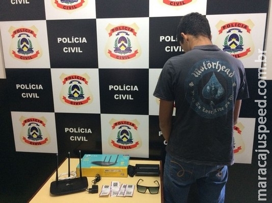 Jovem é preso suspeito de acessar dados de servidor pelo portal da transparência e usá-los para fazer compras
