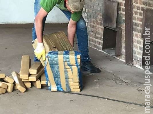 Mais de 14t de maconha são incineradas na fronteira Mais de 14t de maconha são incineradas na fronteira