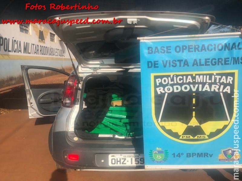 Maracaju: Base PRE Vista Alegre atuou forte na repressão ao tráfico durante fim de semana e apreende veículo carregado com quase meia tonelada de maconha