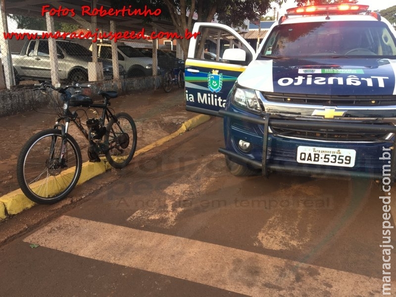 Maracaju: Polícia Militar em parceria com Ciretran, Gemutran e MPE decidem recolher bicicletas com motores que estejam sem devida regulamentação Maracaju: Polícia Militar em parceria com Ciretran, Gemutran e MPE decidem recolher bicicletas com motores que estejam sem devida regulamentação