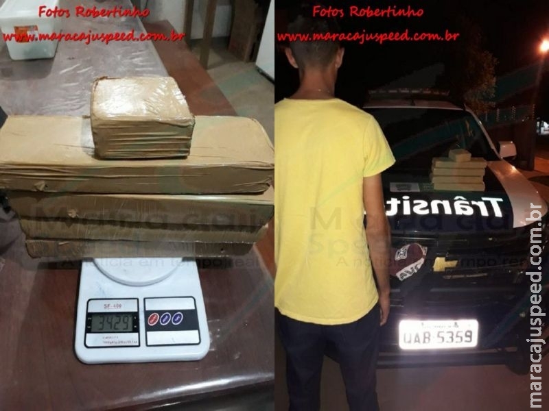Maracaju: Polícia Militar prende homem por tráfico de drogas. Autor foi preso em flagrante em itinerário na entrada da cidade Maracaju: Polícia Militar prende homem por tráfico de drogas. Autor foi preso em flagrante em itinerário na entrada da cidade