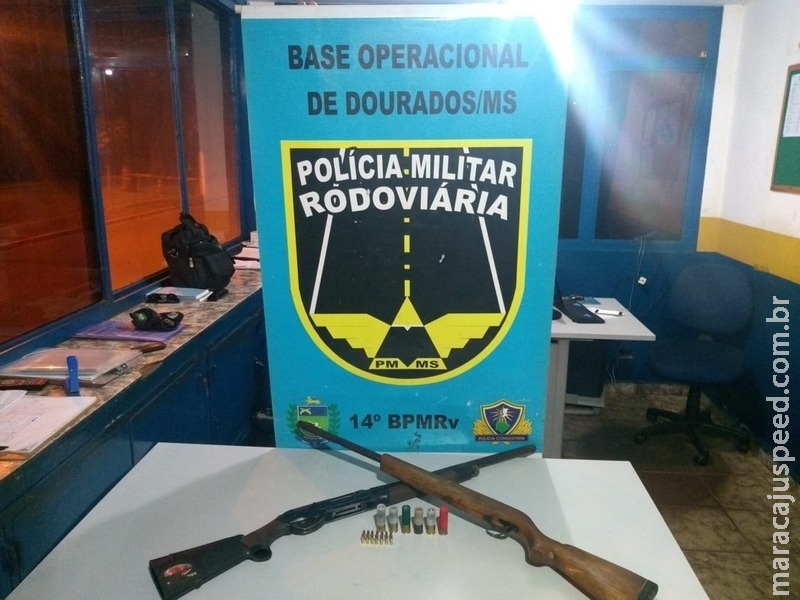 Polícia de Dourados encontra armas em mata