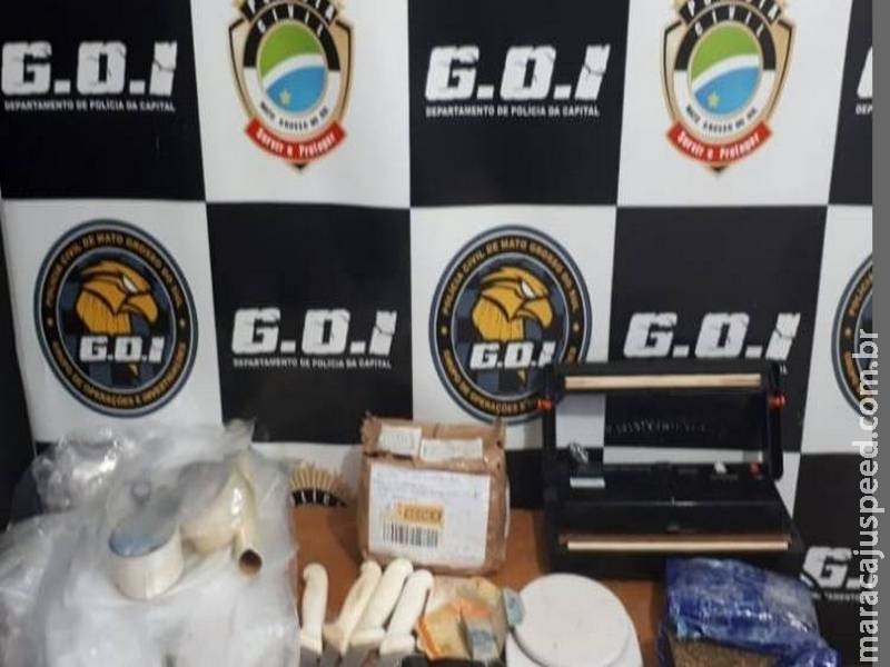 Polícia prende dupla que enviava drogas via Sedex para todo o País