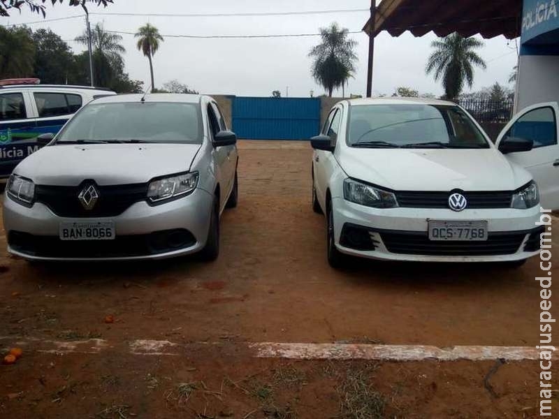 Polícia prende dupla que levaria carros roubados para trocar por droga no Paraguai