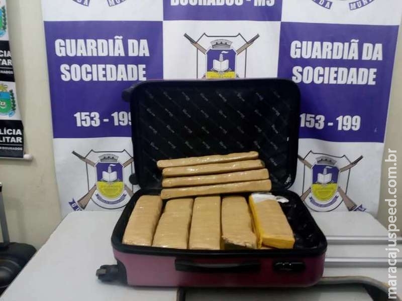 Adolescente mineira falsifica identidade e é presa com mala ‘recheada’ de maconha