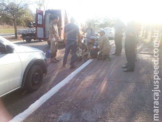 Bandidos derrubam ciclista, roubam bicicleta e vítima fica desesperada em MS Bandidos derrubam ciclista, roubam bicicleta e vítima fica desesperada em MS