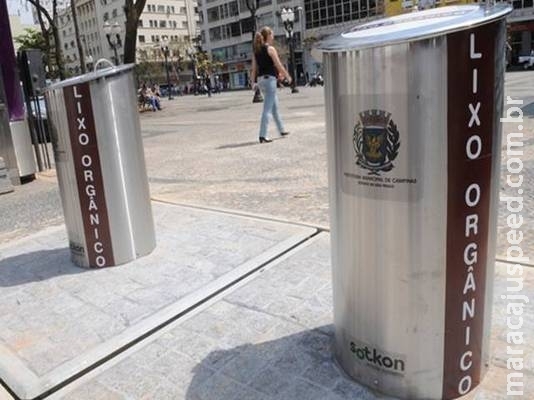 Campo Grande terá lixeiras subterrâneas para evitar acúmulo de lixo na rua Campo Grande terá lixeiras subterrâneas para evitar acúmulo de lixo na rua
