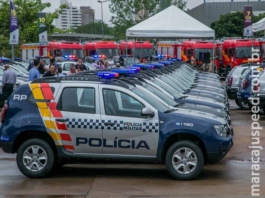 Carros da polícia alugados para o governo de MT são 