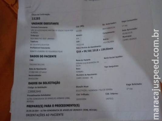 Com dor nos rins, paciente aguarda exame de ultrassom pelo SUS há 4 meses Com dor nos rins, paciente aguarda exame de ultrassom pelo SUS há 4 meses