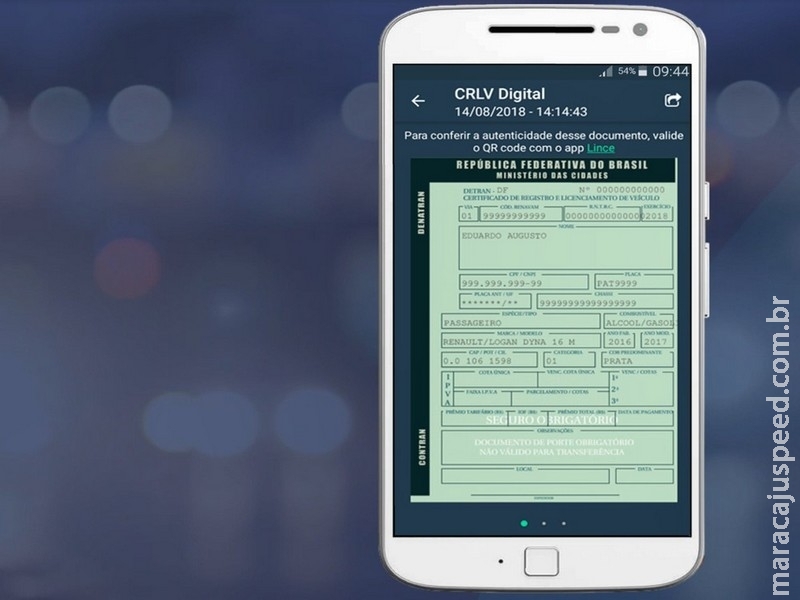 Documento digital de veículos é lançado e começa a valer primeiro no DF
