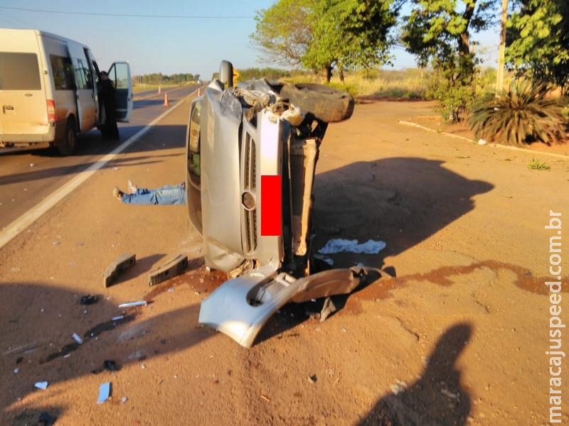 DOF recupera veículo furtado após colidir com viatura