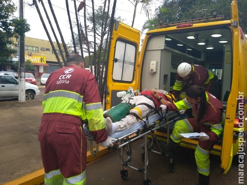 Família sofre acidente na BR-163 entre Dourados e Caarapó