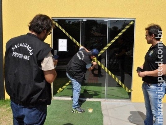 Fiscalização fecha quatro academias que funcionavam sem autorização Fiscalização fecha quatro academias que funcionavam sem autorização
