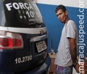 Homem é preso após furtar três comércio na mesma rua durante a madrugada