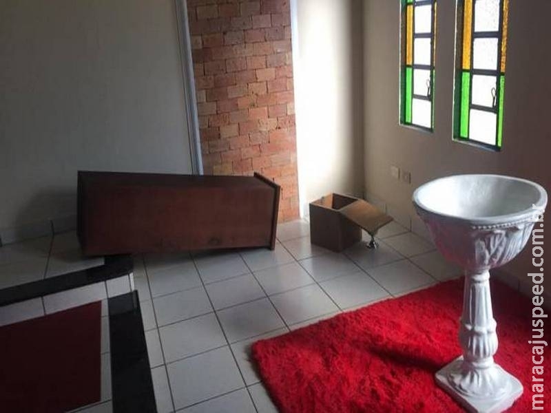 Igreja volta a ser alvo de invasão e vandalismo em Campo Grande