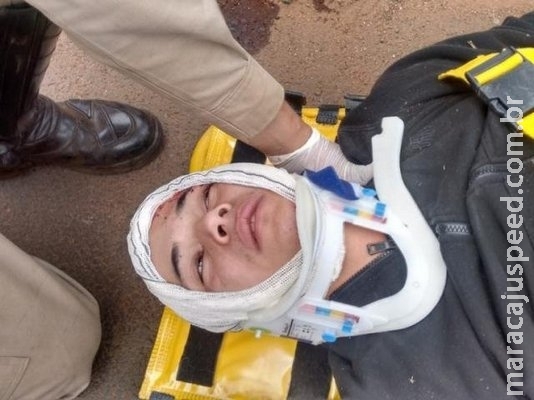 Ladrão "azarado" se acidenta com moto que havia acabado de roubar Ladrão "azarado" se acidenta com moto que havia acabado de roubar