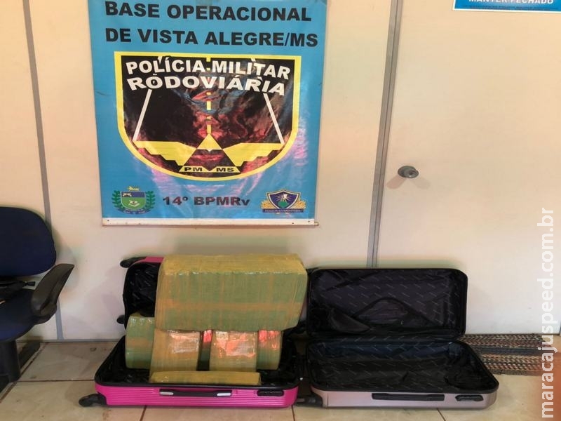 Maracaju: PMR Base Vista Alegre apreende mais de 50 kg de maconha em malas recheadas em itinerário Maracaju: PMR Base Vista Alegre apreende mais de 50 kg de maconha em malas recheadas em itinerário