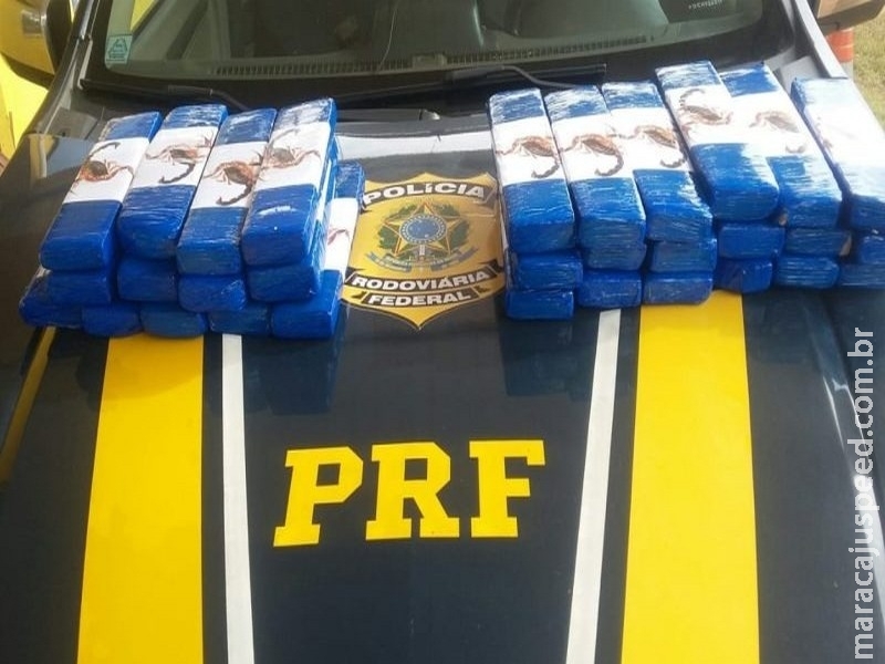 Menor que viajava de carona é apreendida pela PRF com 22 Kg de maconha