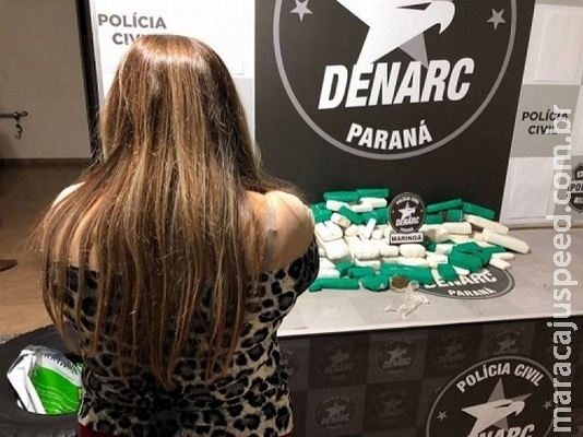 Moradora na fronteira é presa no Paraná com 30kg de maconha