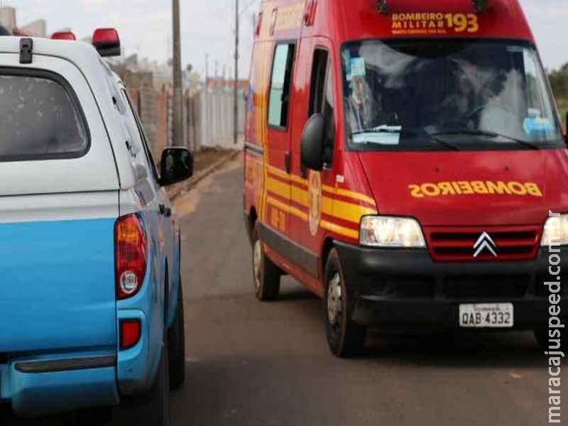 Motorista atropela e tenta matar suspeito de roubo em Campo Grande Motorista atropela e tenta matar suspeito de roubo em Campo Grande