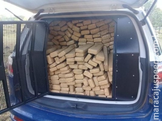 Polícia apreende Ford Fusion recheado com quase 1 tonelada de maconha